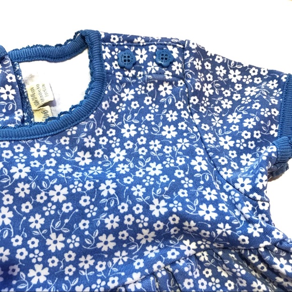 JOJO MAMAN BEBE Blue & White Floral Dress 18-24M🌸 - Picture 3 of 8